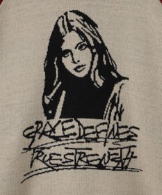 WEGO ラグランジャガードグラフィックプルオーバー