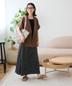 Green Parks 麻調合繊フレンチスリーブジャケット