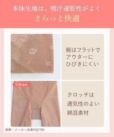 Wing ガードル ウエストのハミ肉すっきり おなか押さえ ヒップアップ 少し高めのウエスト丈 【ハミデンヌ】 吸汗速乾性(身生地部) ロング丈 KQ2885 ウイング／ワコール