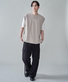 WEGO 【２点セット/ベスト×Tシャツ】アンサンブルベスト（SS）