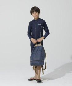 BEAMS SCHOOL 手提げバッグにもなる 2重底ナップサック