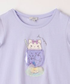 ANY KIDS シャラシャラ ビーズ入り Tシャツ
