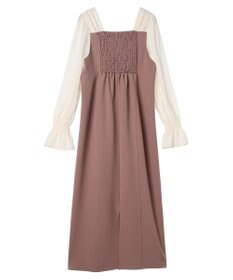 earth music&ecology ショルダードッキングワンピース