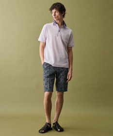 JOSEPH ABBOUD 【エコ撥水/ストレッチ】ライトウェイブライトプリント レジャー ショーツ