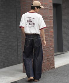 WEGO ワンポイント刺繍リンガーT（SS）