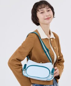 LeSportsac 3 POCKET SHOULDER/スペクテイタークリアスカイ/ティール