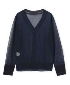 BEIGE， GOVERNOR / シアー Vネックチルデンニット
