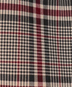 ANY L 【手洗い可/ウエストゴム/裏起毛】チェックボンディングタイトスカート