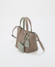 TOPKAPI 【Breath TOPKAPI】DUAL デュアル シュリンクレザー バイカラー トートバッグ チャーム付き