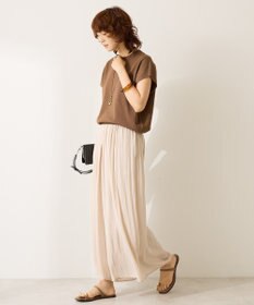 AMERICAN HOLIC 【選べる丈】接触冷感シフォンスカーチョ