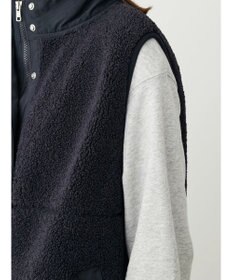 Green Parks ボアミドル丈ベスト