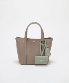 TOPKAPI 【Breath TOPKAPI】DUAL デュアル シュリンクレザー バイカラー トートバッグ チャーム付き