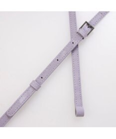 UNBILLION カシュカシュ cachecache / シルクサテン風合皮筒形ショルダー