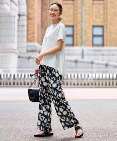 UNFILO L BEAUTY FORM-T バックフレアTシャツ