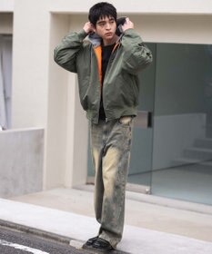 WEGO 【ユニセックス着用ITEM】2WAYフードパファーMA－1