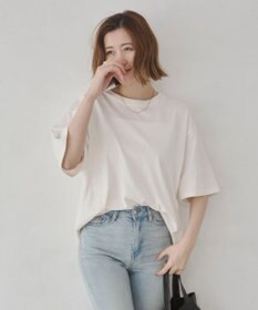 WEGO 【ユニセックス着用ITEM/SMLサイズ展開】コットンクルーネックT（SS）
