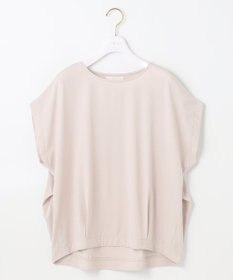 ANY SIS S 【接触冷感・UVカット・洗える】ハイストレッチスムースフレンチスリーブ カットソー