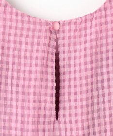 組曲 KIDS 【110-140㎝】ギンガムサッカー ワンピース