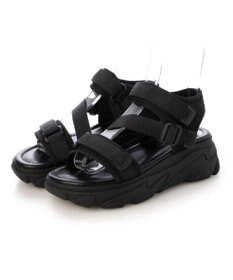 MODE ET JACOMO <noyau>トリプルベルクロ厚底スポーツサンダル