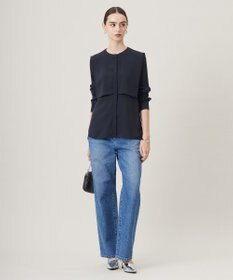 ICB L 【CLASSY.1月号掲載・洗える】ウォーターリサイクルデニム カーブパンツ