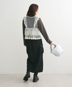 Green Parks ・ＥＬＥＮＣＡＲＥ　ＤＵＥ　チュールラッフルベスト