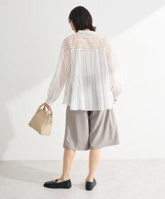 Green Parks フレアラインスキッパーブラウス