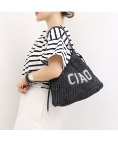UNBILLION カシュカシュ cachecache / メッセージラメニット2wayバッグ