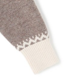 23区 【洗える】ジャガード クルーネック ニット