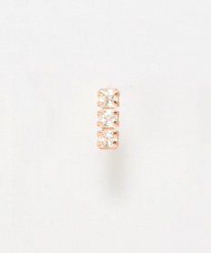 Phoebe 【K10】ストーンバーピアス(片耳)　ローズゴールド