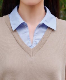 Tiaclasse L シャツドッキングニット