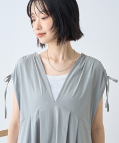 AMERICAN HOLIC 【マルチ機能】Vネックドロストショルダーワンピース