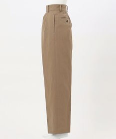 23区 【エステータ】ウールリネン タックワイドパンツ