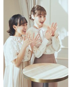 earth music&ecology ＳＥＴ２点レースボレロ＋キャミワンピース