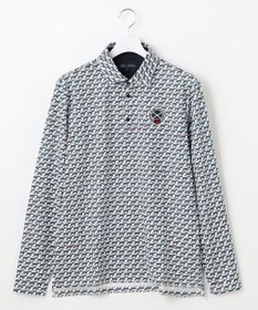 23区GOLF 【MEN】【吸水速乾/UVカット】ハウンドトゥース柄シャツ