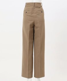 23区 【エステータ】ウールリネン タックワイドパンツ