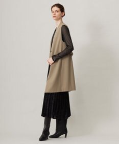 ICB 【洗える】ウール2WAYストレッチ ジレ