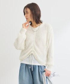 Green Parks ＳＥＴ２点２ｗａｙシャーリングニット＋インナー