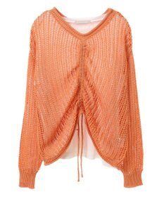 Green Parks ＳＥＴ２点２ｗａｙシャーリングニット＋インナー