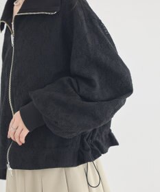 earth music&ecology 【WEB・一部店舗限定】レースリバーシブルブルゾン