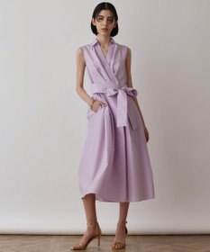 GRACE CONTINENTAL トリアセコットンワンピース