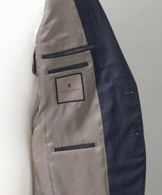 GOTAIRIKU 【Loro Piana Fabric】365 通年スーツ(ネイビー×格子)