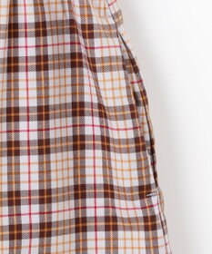 組曲 KIDS 【150-160㎝】リセチェックシャツ ワンピース