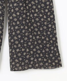 J.PRESS LADIES 【洗える】楊柳フラワープリント キュロット パンツ