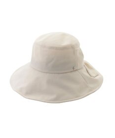 MOONBAT 【遮光100％/遮熱/UV】HIROKO KOSHINO(ヒロコ コシノ)遮光 ビッグリボンハット 帽子 広つば ゆったりMサイズ 手洗い可能/サイズ調整可能/日本製