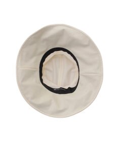 MOONBAT 【遮光100％/遮熱/UV】HIROKO KOSHINO(ヒロコ コシノ)遮光 ビッグリボンハット 帽子 広つば ゆったりMサイズ 手洗い可能/サイズ調整可能/日本製