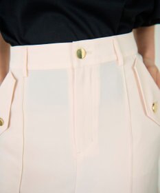 GRACE CONTINENTAL バックサテンカーゴパンツ