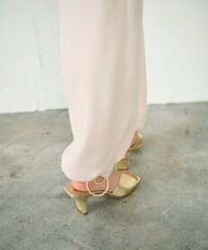 GRACE CONTINENTAL バックサテンカーゴパンツ