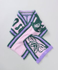 AURORA 【 ANNA SUI（アナ スイ）】差し込みモールマフラー(WASH)