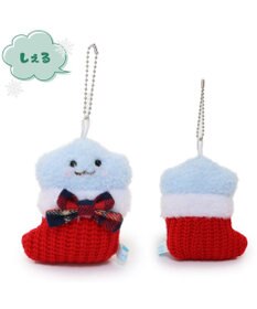 Mother garden しろたん クリスマス靴下キーホルダー 《しぇる》 単品