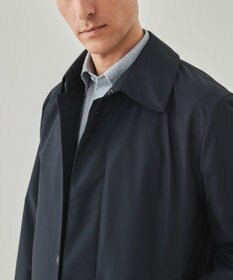 GOTAIRIKU 【防水/軽量/シワになりにくい】ラスタードビーメモリーラミネーションコート_ ステンカラー(24年モデル)